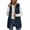 Navy, variant on cocolona Long Puffer Vest for Women Winter Warm Quilted Hooded Zipper Sleeveless Jacket Casual Loose LightWeight Outerwear