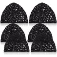 thumbnail image 1 of 6 Pcs Filets à Cheveux en Maille Épaisse pour Cheveux Courts Femmes Bain, 1 of 8