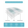 thumbnail image 5 of Quilts Twin-XL Size Bedding Set, Aqua Plaid Lightweight Quilted Comforter, Spring Summer Farmhouse Buffalo Checkered Soft Reversible Bedspread Coverlet with Pillow Covers for All Season, 68" x 98", 5 of 7