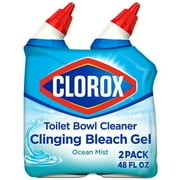 Clorox 24 oz. Ocean Mist Toilet Bowl Cleaner Clinging Bleach Gel (1-Pack) (2-Count)