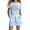 Sky Blue, variant on CAIXIA Girls 2 Piece Outfits Size 8 Girls Fashion Casual Letter Print Short Sleeve and Shorts Outfit Set for Everyday Wear,7-8 Years