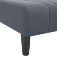 thumbnail image 5 of vidaXL Chaise Longue Dark Grey Velvet, 5 of 5