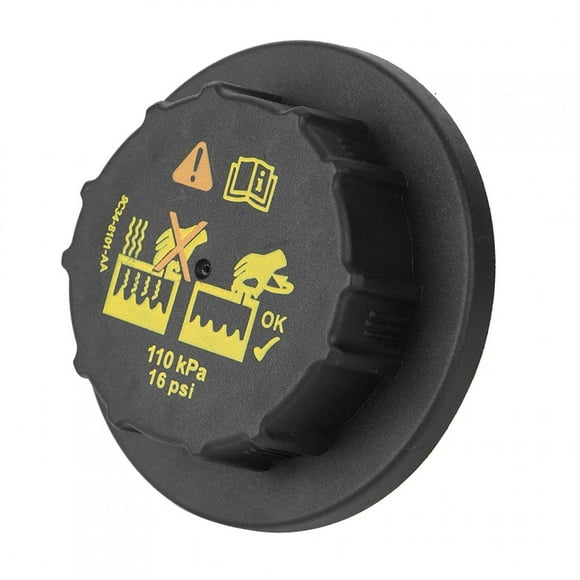 Akozon Radiator Pressure , 9C34-8101-AA Black Rubber Coolant Radiator Reservoir Cover Fit For Car Accessory