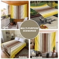 thumbnail image 6 of Yellow Brown Small Tapestry for Bedroom Wall Hanging Tapestry, Farmhouse Wood Grain Vintage Striped Ceiling Backdrop Tapestries Poster Blanket Wall Decor for Teens Room Living Room Dorm 23" x 28", 6 of 8