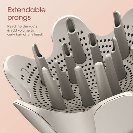 Shark - FlexStyle Curl-Defining Diffuser, Hair Drying & Styling Attachment - Beige