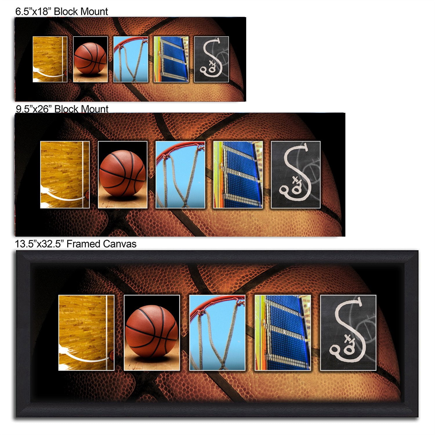 Basketball Name Art - Personalized