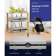 Gustard AUDALYTIC DR70N R2R Streaming DAC, Home Audio Network Bridge , Native DSD512 PCM768kHz,Black