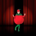 thumbnail image 3 of BRIGHTFUFU 1 juego de trajes de actuación de tomate lindo ropa y traje de tela de sombrero (130-140 cm), 3 of 7