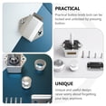 thumbnail image 4 of MasteelfCA 1pc Useful Button Lock Cabinet Door Handle Lock RV Handle Lock Accessory, 4 of 7