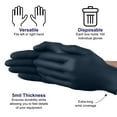 thumbnail image 4 of VGuard A16A31 Nitrile Gloves - 1 Box 100CT 5mil Small Black Disposable Gloves, 4 of 5