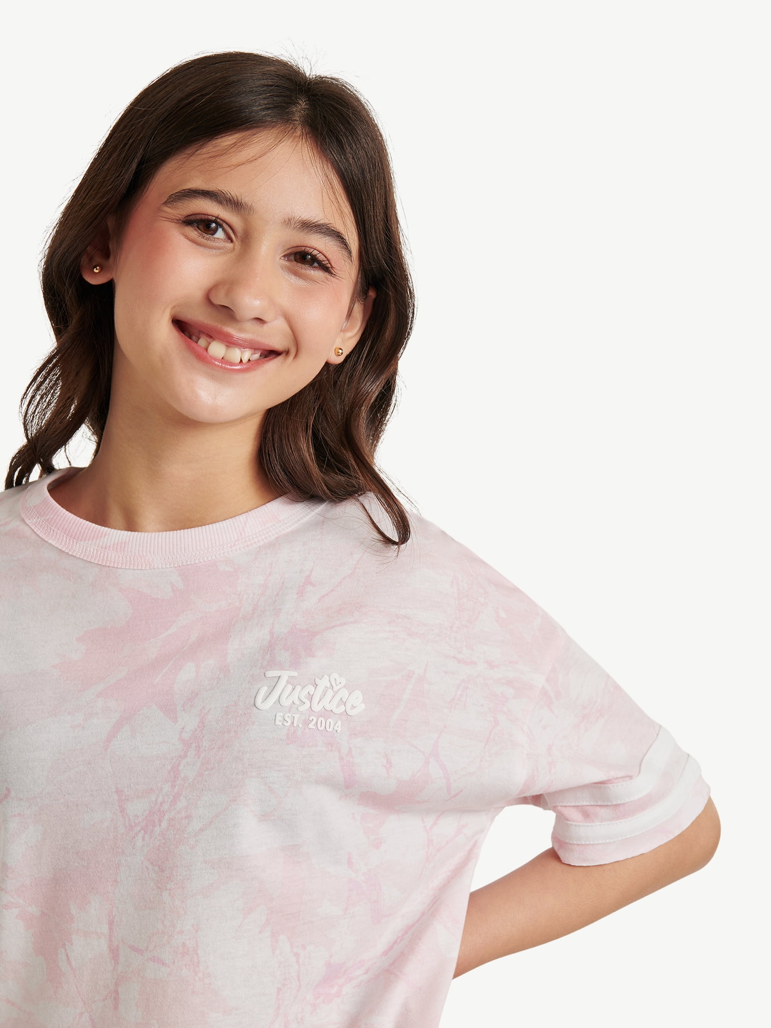 Justice Girls EDF Short Sleeve Tee, Sizes XS - XLP