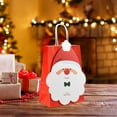 thumbnail image 4 of 10-Pack DIY Christmas Candy Bags, Paper Tote Sacks with Handles for Party Favors, Festive Gift Bags for Shopping and Holiday Gatherings(Red,A), 4 of 6