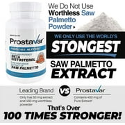 Prostavar - Prostate Support with Saw Palmetto 605mg - 90 White Capsules - 1 Month Supply