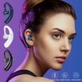 thumbnail image 5 of Bone Conduction Headphones, Open Ear Headphones Bluetooth 5.4 Wireless Headsets with Mic,IPX7 Waterproof Sport Headphones for Running, Cycling, Workout - Blue, 5 of 6