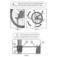 thumbnail image 5 of Suspensión de cambio de bicicleta Compatible con herramienta de reparación de bicicletas de rueda de bicicleta de 20-29 pulgadas, 5 of 5