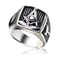 thumbnail image 3 of Masonic Rings Masonic Past Master Ring Top Hat & Gavel. Freemason Jewelry, 3 of 3