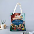 thumbnail image 2 of The Littles Bolso de tela con estampado de lienzo para mujer, bolsa de compras reutilizable y estética, con cremallera interior, regalo para mujer,40*45cm., 2 of 6