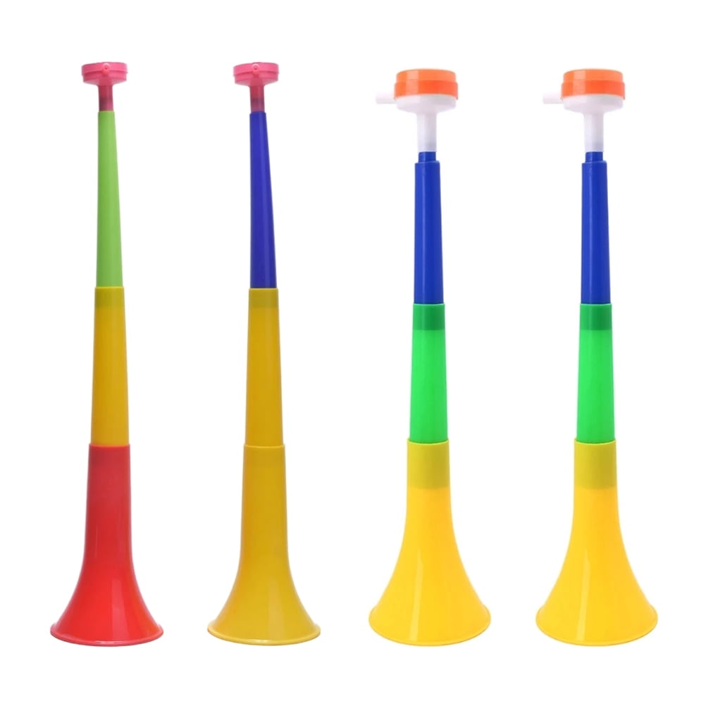 4Pcs Portable Stadium Horn Prop Sports Meeting Horn Toy Interesting Cheering Trumpet Prop