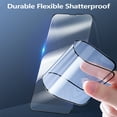 thumbnail image 5 of Fenzer Tempered Glass Bendable Screen Protector for iPhone 16 Plus [6.7 inch], Case Friendly, Tempered Glass Film, 9H Hardness - HD, 5 of 6