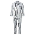 thumbnail image 5 of Mens Satin Pajama Set Long Sleeve Button Down Sleepwear Classic Loungewear Set with Long Pants, 5 of 9