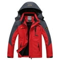thumbnail image 1 of Men Mountain Waterproof Shell Jacket Ski Jacket Windproof Jacket Winter Warm Jacket for Camping Hiking Skiing, 1 of 1