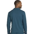 thumbnail image 5 of Dickies Dynamix Medical Scrubs Warm Up Jacket for Men Zip Front Plus Size DK310, 2XL, Caribbean Blue, 5 of 8