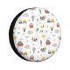 thumbnail image 1 of Fotbe Farm Animals Funda de Llanta de Repuesto con Estampado, Engrosada, Ajuste Universal para Jeep, Remolque, RV, SUV, Camión-15 inch, 1 of 6