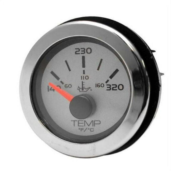 Chaparral Boat Oil Temperature Gauge 1732962 | 2 Inch Silver Marine