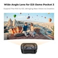 thumbnail image 3 of Lente gran angular K&F Concept compatible con DJI Osmo Pocket 3, 3 of 7