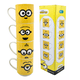 thumbnail image 5 of Juego De 4 Tarros Apilables Minions 330 Ml Amarilllo, 5 of 5
