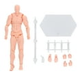 thumbnail image 2 of Drawing Figure Model,Small Scale Human Body Model Artist Draw Mannequin Painting Model Mannequin Jointed Doll Figure Models Sketching Figure Model, 2 of 7