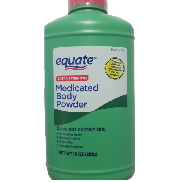 Equate Ex Strength Med Body Powder 10oz
