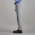 thumbnail image 3 of Men’s Haggar® Premium Comfort Flex-Waist Slim-Fit Stretch Flat-Front Dress Pants Color: Dark Gray Size: 29X32, 3 of 4