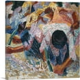 thumbnail image 1 of ARTCANVAS Street Pavers 1914 Canvas Art Print by Umberto Boccioni - Size: 18" x 18" (0.75" Deep), 1 of 9