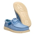 thumbnail image 3 of HEYDUDE Men Wally Stretch Canvas , Faded Denim/Boulder Tan, 8, 3 of 5