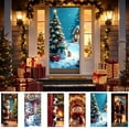 thumbnail image 7 of 35 X 71 Inch Christmas Door Cover - Christmas Santa Snowman Door And Wall Decoration - Festival Party Decoration, 7 of 7