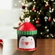 thumbnail image 4 of Adornos navideños, tarro redondo de hierro forjado para guardar sombreros, dulces y chocolates, regalo navideño, decoración de sombreros con patrón de colores, embalaje para festivales., 4 of 6