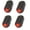 Red Light, variant on 4× Car Alarm Warning Solar Flash LED Light Fake Security System Anti-theft Signa