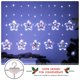 thumbnail image 5 of Luces de cortina para interior, luz colgante para ventana, anillo de 10 estrellas con adornos navideños, Control remoto USB, decoraciones de luces de ventana de 9,8 pies, 5 of 5