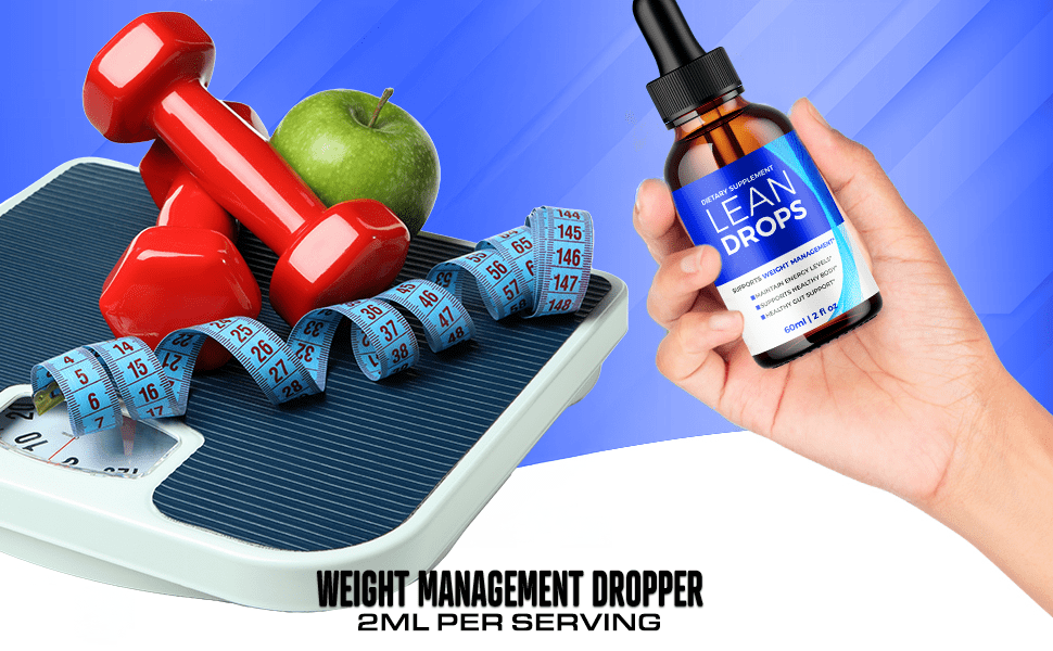 Lean Drops Advanced Health and Fitness Support Supplement with Natural Ingredients 60 Servings