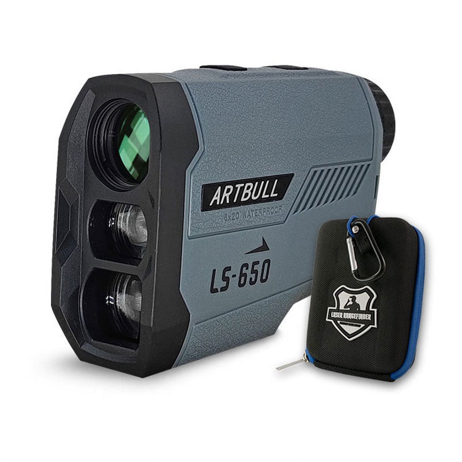 Gadget Golf Rangefinder with Slope -Range Finder for Hunting, Magnification with Flag Pole Locking Vibration, Rechargeable Battery with Magnet Stripe, Golf Accessories for Men
