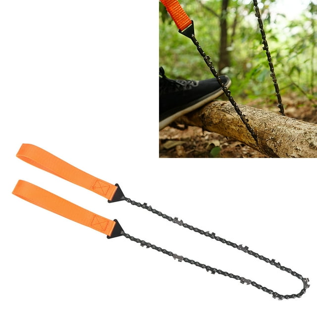 Motosierra de Bolsillo Herramienta de Sierra Manual de Cuerda Práctica de 11 Dientes para Acampar Cortar árboles ANGGREK Otros