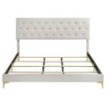 thumbnail image 4 of Kendall Upholstered Eastern King Panel Bed White, 4 of 9