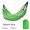 Green, variant on Outdoor Hammock with Ice Silk Mesh, Swing Bent Pole Anti-Tip Camping Travel Accessories