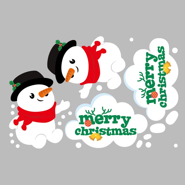 Color Christmas Sticker Car Glass Sticker Christmas Hanging Drop Door Window Sticker Home Decoration Decal
