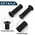 thumbnail image 4 of Unique Bargains Bike Handlebar Grips Covers 117mm Long Lightweight Bicycle End Grips Protector Black 1 Pair, 4 of 6