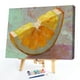 thumbnail image 2 of Pintado a mano sobre lienzo DIY fruta naranja pintura al óleo por números Kit de dibujo artesanal Likrtyny Arte deco, 2 of 9