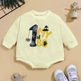 thumbnail image 4 of Newborn Halloween Outfits Long Sleeve Crewneck Bubble Romper Newborn Outfit, 4 of 8