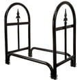 thumbnail image 1 of Pure Garden 50-127 Fireplace Log Rack with Finial Design, Black, 1 of 10