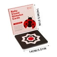 thumbnail image 2 of Newborn High Contrast Visual Stimulation Cards 0-3 Months Infant Brain Development Tummy Time Visual Tracking Early Education Sensory Flashcards Black White Toys Montessori Learning Activities, 2 of 5